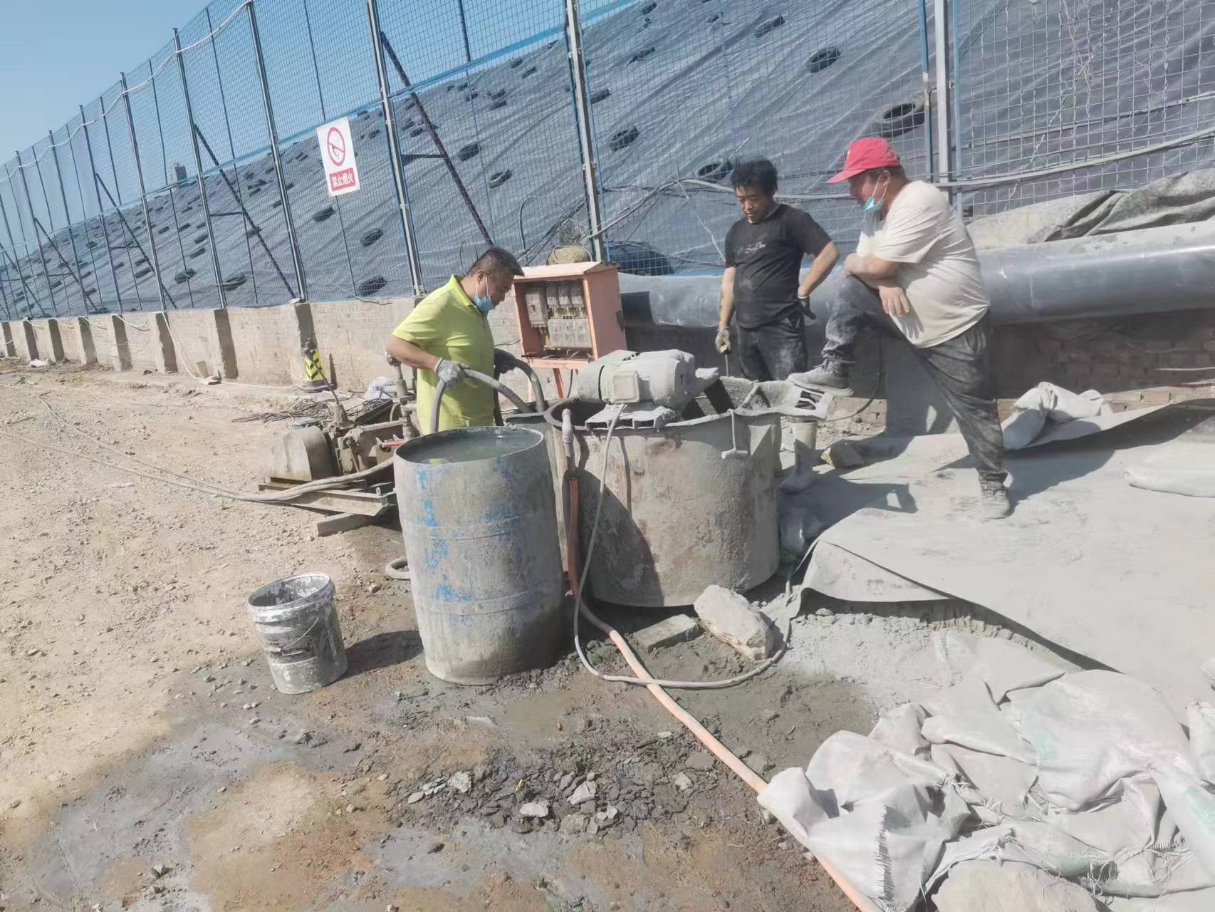 乌马河袖阀管注浆