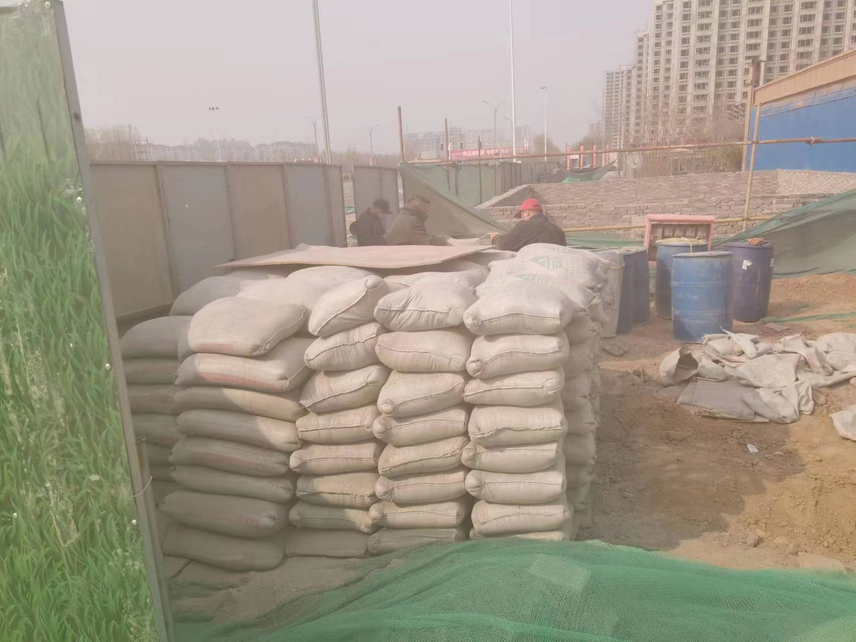 乌马河水泥注浆